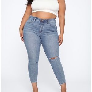 Fashion Nova High Rise Jeans